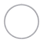 Endless Stream Of Stars 0.5ct Luxury Fashion Mossan Diamond S925 Silver Necklace
