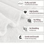 1pc Plush Throw Blanket - Ultra Soft, Warm, and Cozy for Couch, Bed, Sofa, Car, Office, Camping, and Traveling - Perfect Gift for All Seasons and Occasions Lootquake LLC