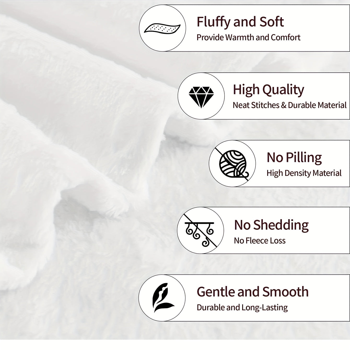 1pc Plush Throw Blanket - Ultra Soft, Warm, and Cozy for Couch, Bed, Sofa, Car, Office, Camping, and Traveling - Perfect Gift for All Seasons and Occasions Lootquake LLC