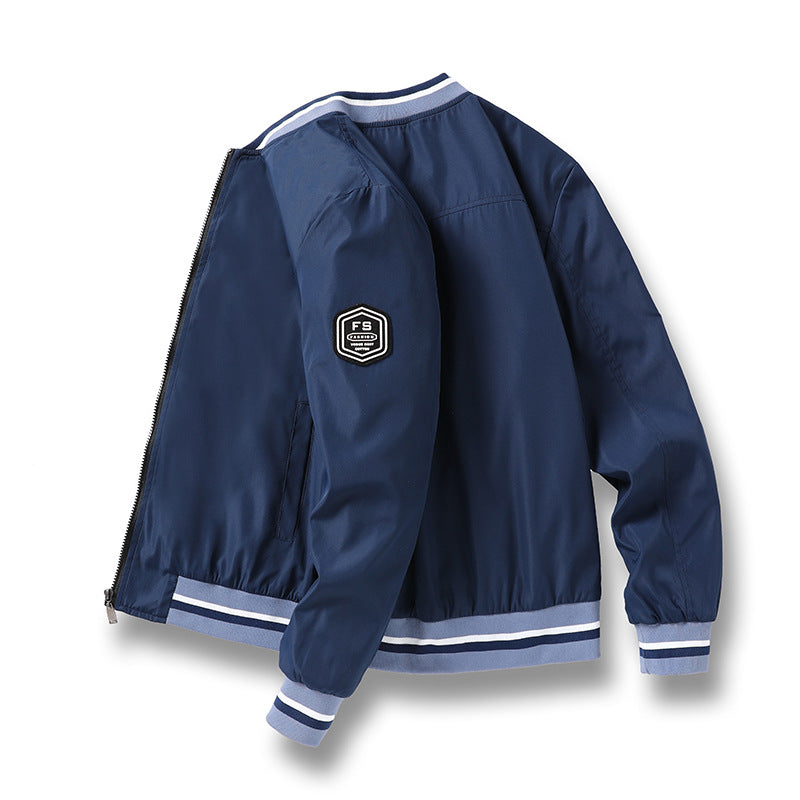 Trendy Student Casual Baseball Uniform Jacket Pi-Mart