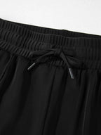 High Waisted Drawstring Swim Shorts THRIXINE