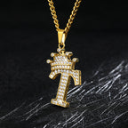 Zircon Alphabet Necklace - SJB-DIAMOND ELITES