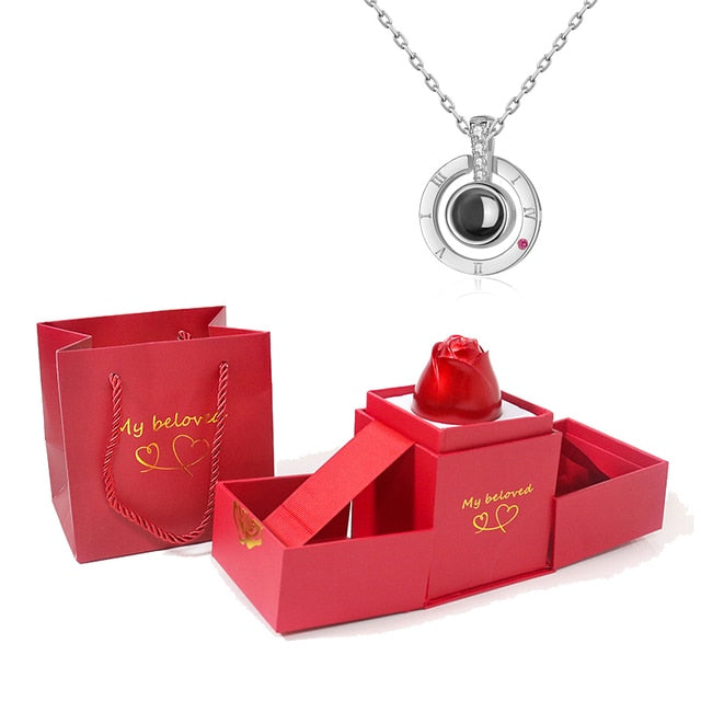 Projection Necklace Jewelry With Gift Box by Pi-Mart Pi-Mart