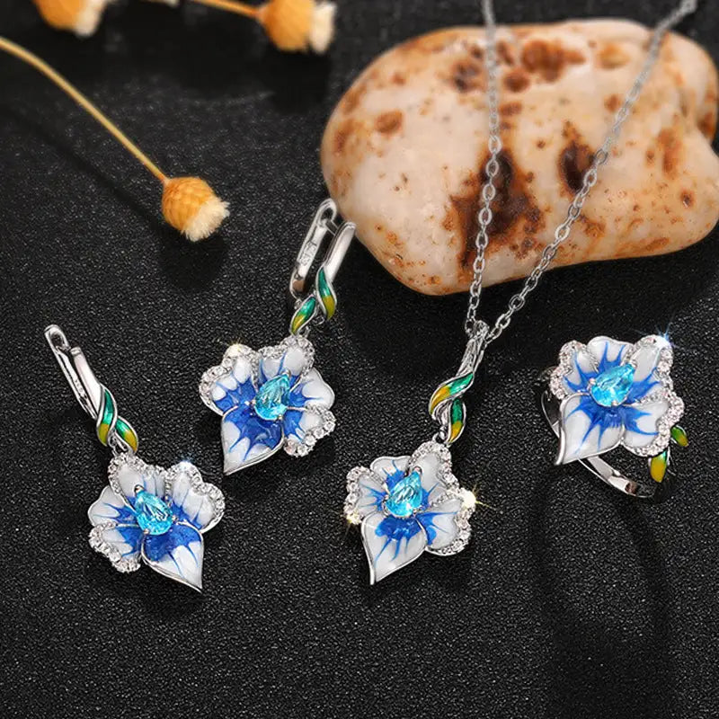 Flower Flower Jewelry Suit Petunia