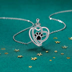 Cute Pet Footprints Necklace Clavicle Chain Personality Pi-Mart