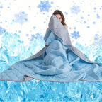 1pc Large Cooling Blanket - Soft, Breathable, Lightweight, Air Cooling Comforter for Hot Sleepers, Absorbs Heat, Smooth Cover for Ultimate Summer Sleep Lootquake LLC