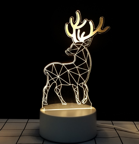 3D Table Night Lamp - SJB-DIAMOND ELITES