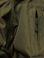 Men's Full Size Multi Buckle Water-Resistant Jacket Plus Size