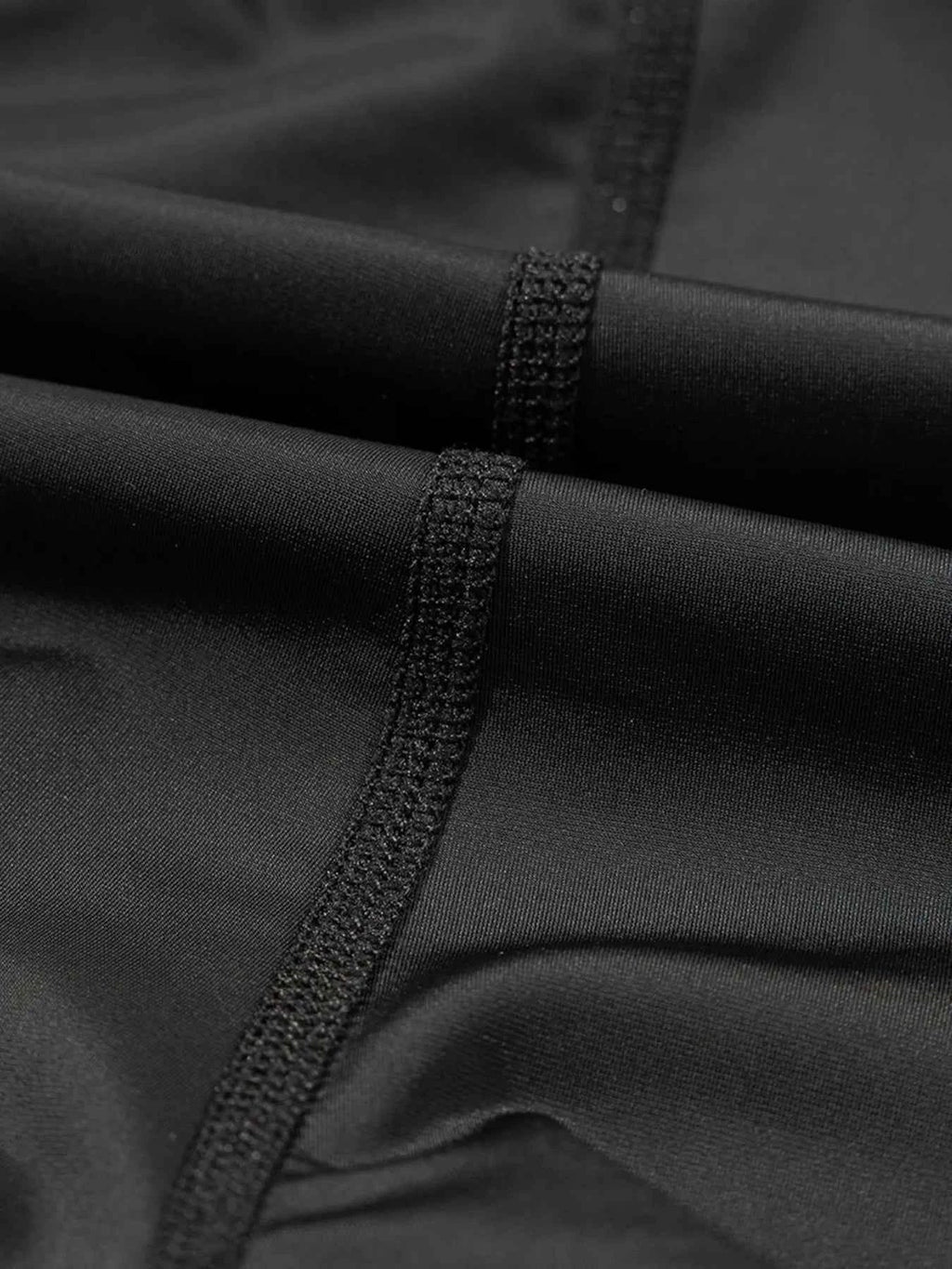 High Waisted Drawstring Swim Shorts THRIXINE