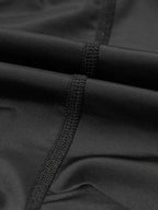 High Waisted Drawstring Swim Shorts THRIXINE