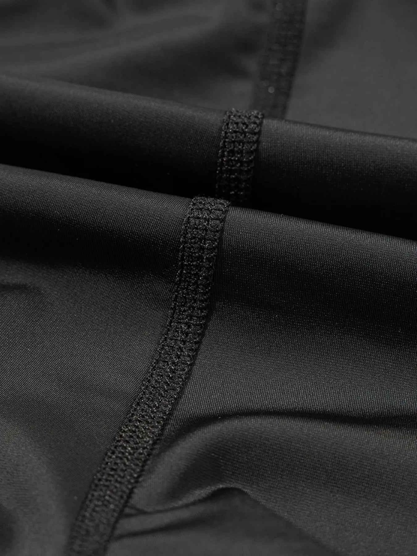 High Waisted Drawstring Swim Shorts THRIXINE