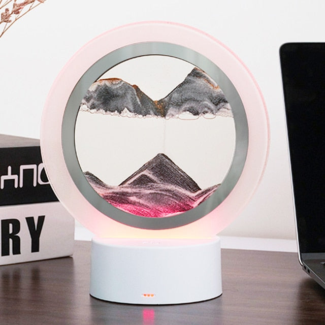 7 Colors USB Sandscape Table Lamp - SJB-DIAMOND ELITES