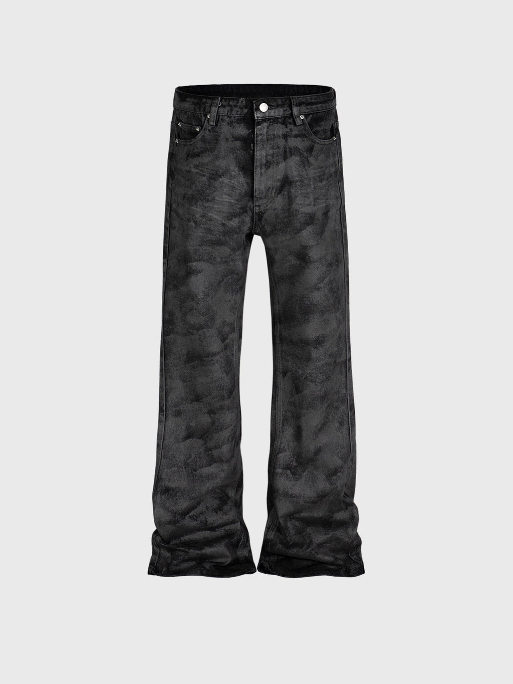 Men's Wide Leg Black Trousers Skinny Jeans Lootquake LLC