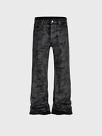 Men's Wide Leg Black Trousers Skinny Jeans Lootquake LLC