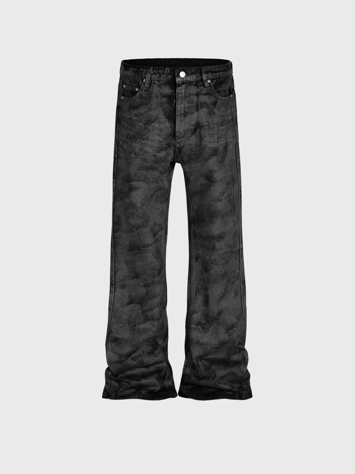 Men's Wide Leg Black Trousers Skinny Jeans Lootquake LLC
