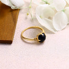 Japanese Light Jewelry Retro Natural Gem Ring Pi-Mart