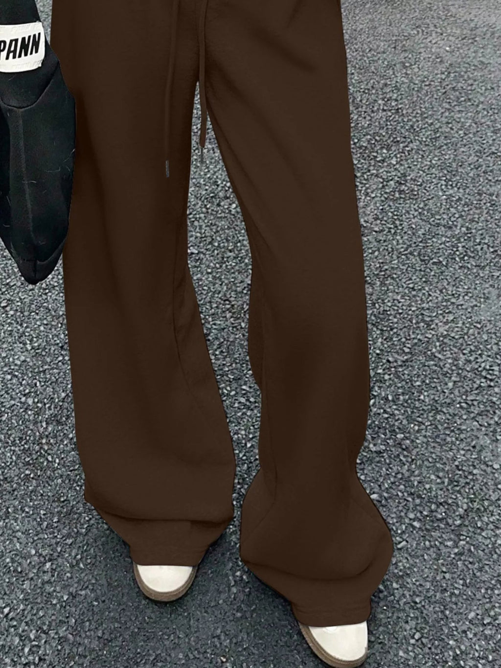 Wide Leg Drawstring Sweatpants THRIXINE