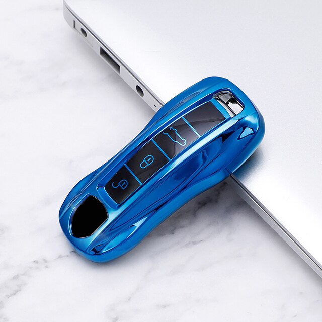 TPU Car Smart Key Case for Porsche - SJB-DIAMOND ELITES
