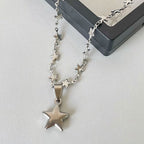 Metal Star Pendant Necklace Pi-Mart