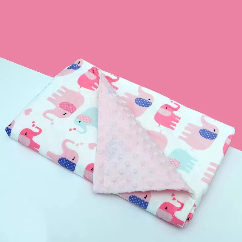 High Quality Baby Blanket Winter Flannel Fleece Flamingo Blanket Infant Swaddle Stroller Wrap For Newborn Baby Bedding Blankets Pi-Mart