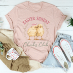 Easter Sunday Chicks Club Tee Peachy Sunday