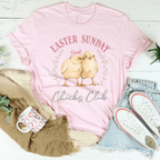 Easter Sunday Chicks Club Tee Peachy Sunday
