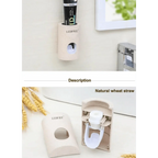 Easy Home Toothpaste Dispenser Squeezer Pasta Toothbrush Holder Wall Mounted Bathroom  Products  Accessories