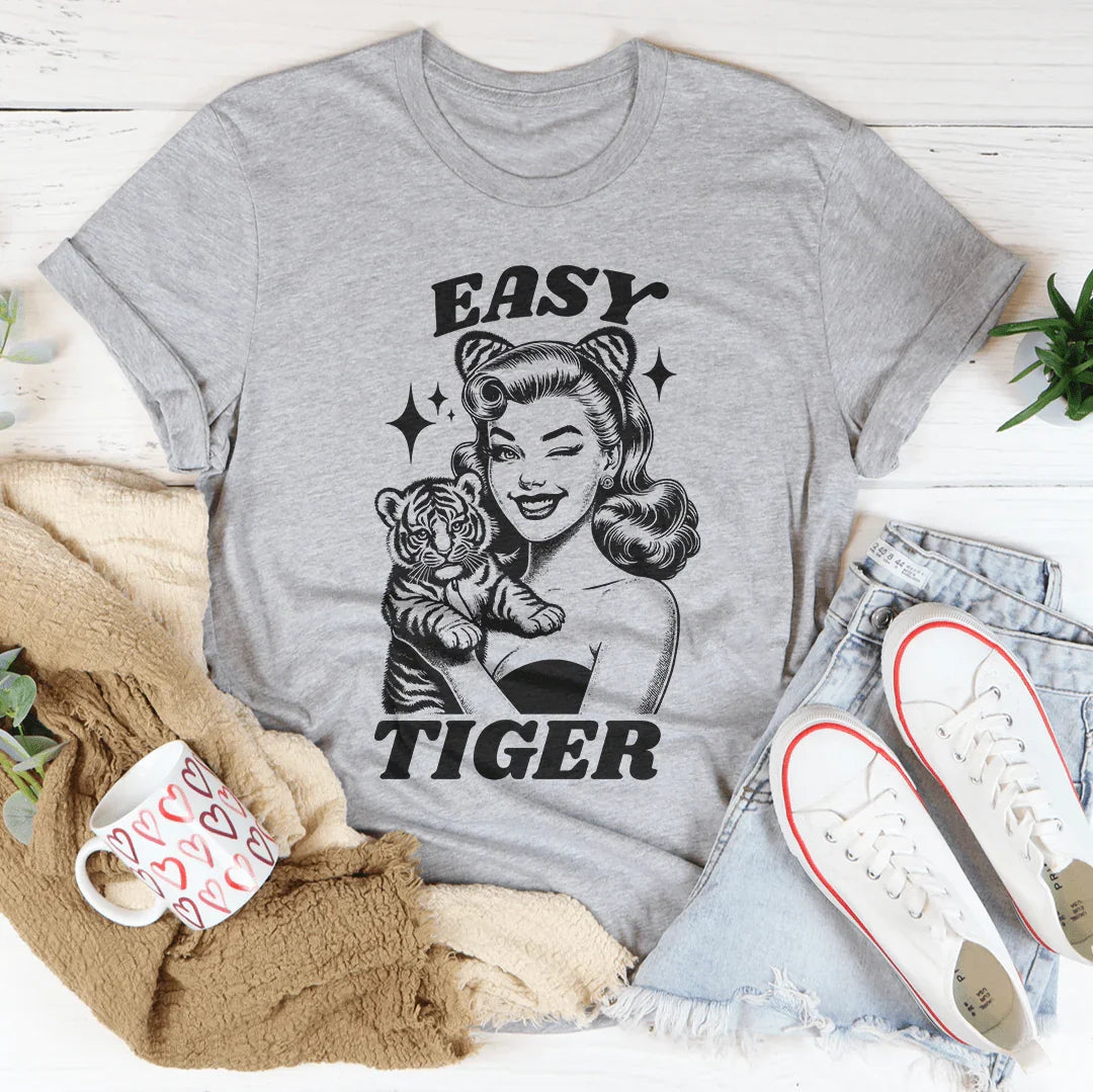 Easy Tiger Tee Peachy Sunday