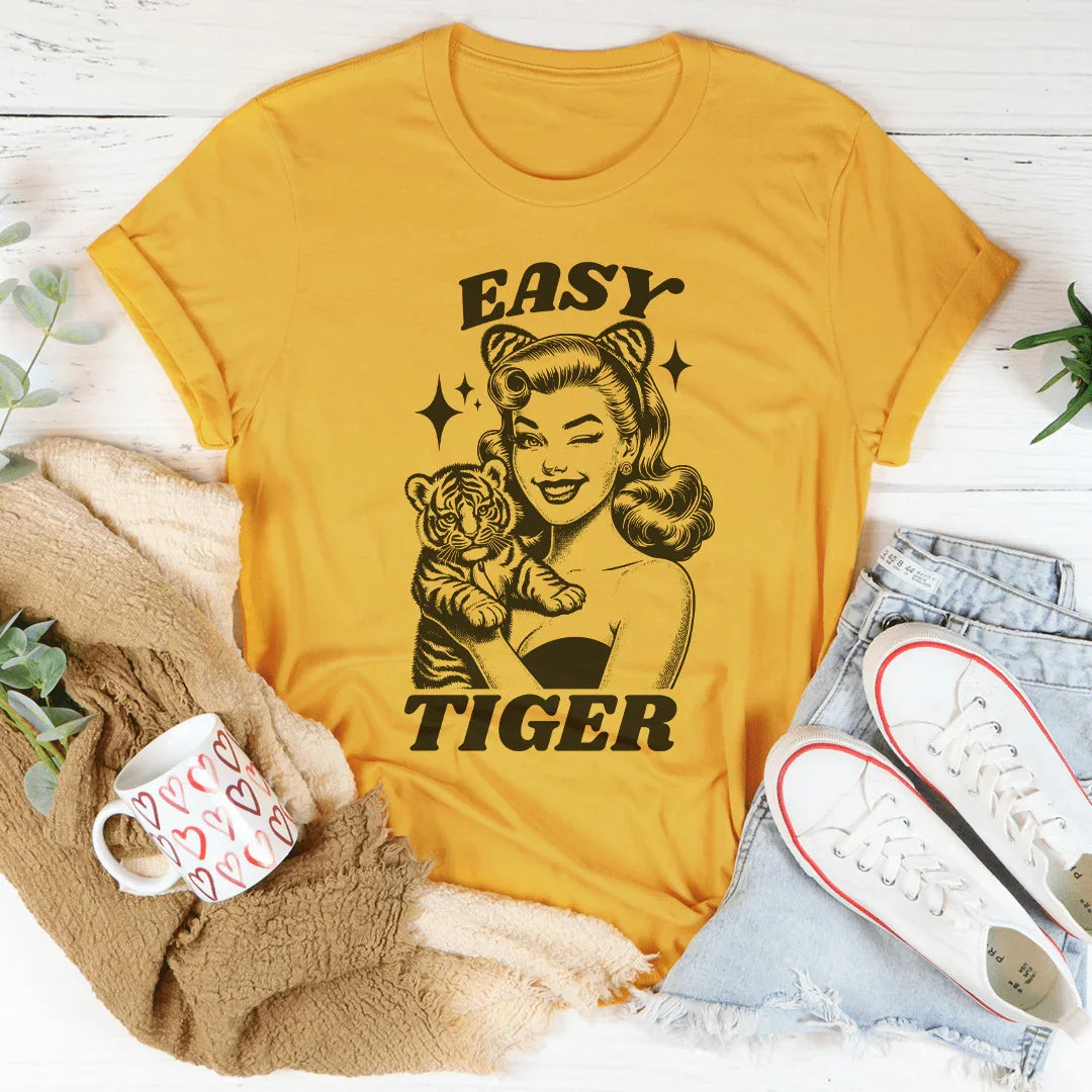 Easy Tiger Tee Peachy Sunday