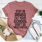 Eat Your School Don't Do Vegetables Tee Peachy Sunday