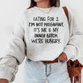 Eating For Two Sweatshirt Peachy Sunday