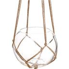 Gardening Green Woven Rack Flower Pot Net Pocket