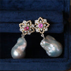 Baroque Freshwater Pearl Earrings Pi-Mart