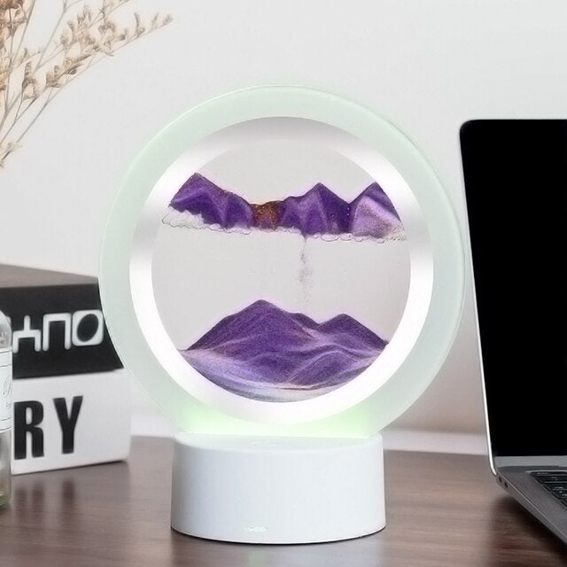 7 Colors USB Sandscape Table Lamp - SJB-DIAMOND ELITES