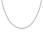 Winter Lake Luxury Fashion Set Mosan Diamond S925 Silver Necklace Rivaling Natural Diamonds