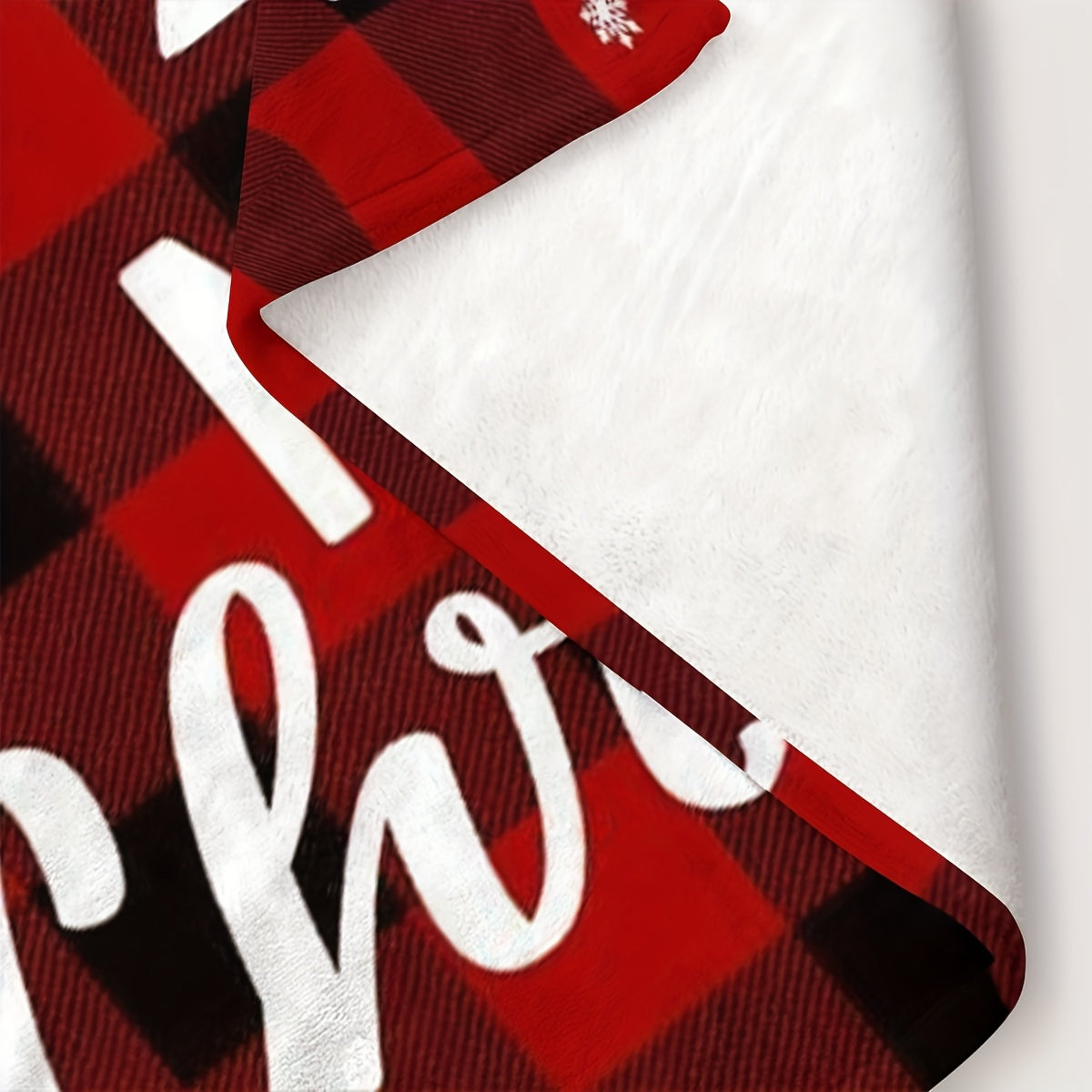 1pc Christmas Elk Blankets, Luxury Cozy Warm Flannel Fleece Throw Blanket, Black Bedspread For Couch Chair Bed Sofa Travel Lootquake LLC