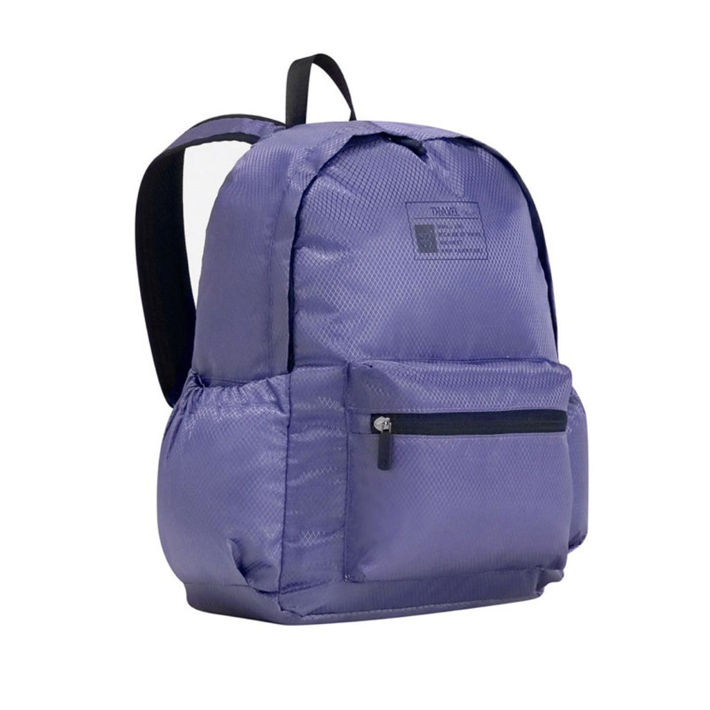 Foldable backpack, simple large capacity travel backpack female, waterproof storage backpack purse, casual polyester clothing storage backpack purse lightweight - SJB-DIAMOND ELITES