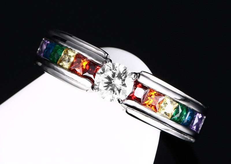 Zircon Rainbow Ring - SJB-DIAMOND ELITES