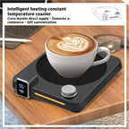 Instant Hot Timing Thermal Cup Pad Coffee Heating Coaster Winter Kithchen Gadgets Pi-Mart