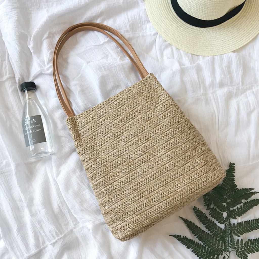 Woven hobo, summer bohemian hobo shoulder purse, magnetic buckle shoulder tote, summer beach straw bag - SJB-DIAMOND ELITES