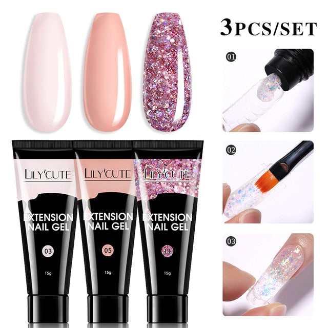 Extension Gel Set - SJB-DIAMOND ELITES