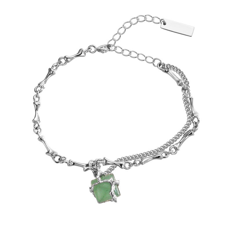 Green Aventurine Bracelet Ornament Women Pi-Mart