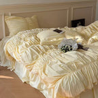 Handmade Bubble Pleated Cotton Four-piece Cotton Set Pi-Mart