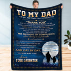 Cozy Fleece Blanket for Dad - Heartfelt Father's Day Gift, Soft Flannel Throw with Warmth for All Seasons, Perfect for Indoor and Outdoor Use Lootquake LLC