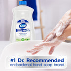 Dial Antibacterial Liquid Hand Soap Refill, Aloe Scent, 52 Ounce