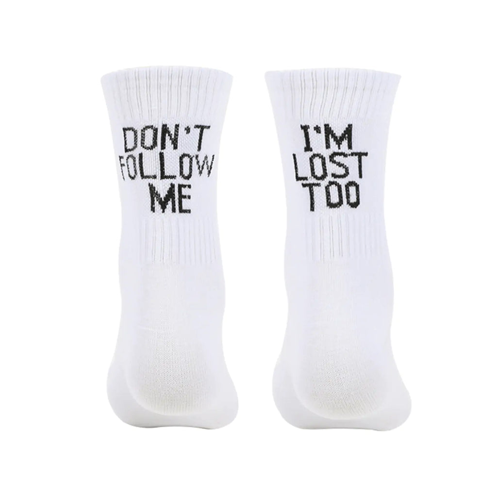 Explosive Socks DON`T FOLLOW ME I AM LOST TOO Pi-Mart