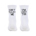 Explosive Socks DON`T FOLLOW ME I AM LOST TOO Pi-Mart