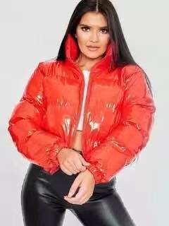 Glossy Bread Jacket Down Cotton Jacket Quilted Jacket Pi-Mart