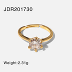 Open Shiny Stone Ring - SJB-DIAMOND ELITES