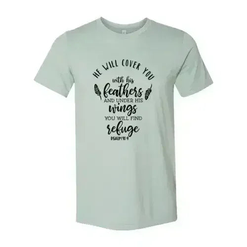 DT0120 He Will Cover You With His Wings Shirt - SJB-DIAMOND ELITES